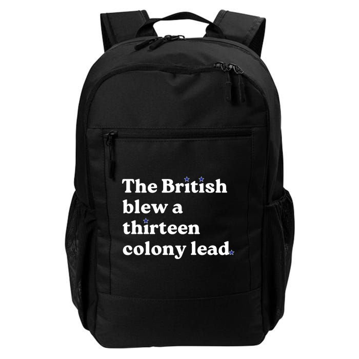 The British Blew A Thirteen Colony Lead Backpack