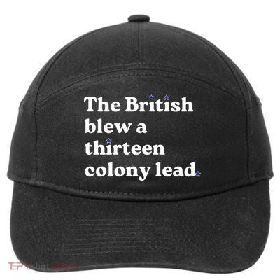 The British Blew A Thirteen Colony Lead 7-Panel Snapback Hat
