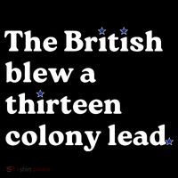 The British Blew A Thirteen Colony Lead 7-Panel Snapback Hat