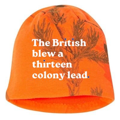 The British Blew A Thirteen Colony Lead Kati - Camo Knit Beanie