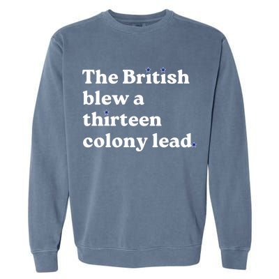 The British Blew A Thirteen Colony Lead Garment-Dyed Sweatshirt
