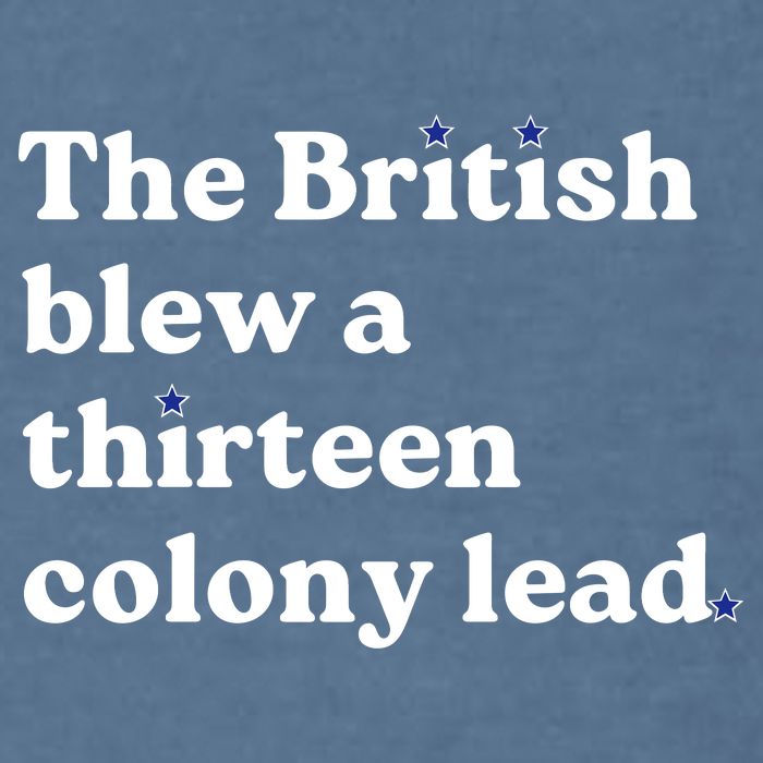 The British Blew A Thirteen Colony Lead Garment-Dyed Sweatshirt
