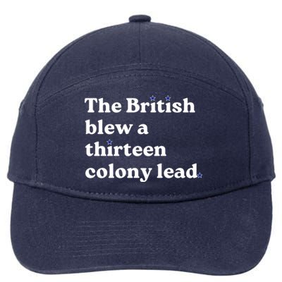 The British Blew A Thirteen Colony Lead 7-Panel Snapback Hat