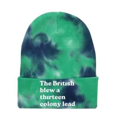 The British Blew A Thirteen Colony Lead Tie Dye 12in Knit Beanie