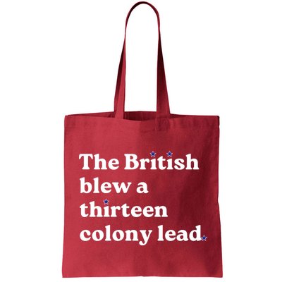 The British Blew A Thirteen Colony Lead Bag