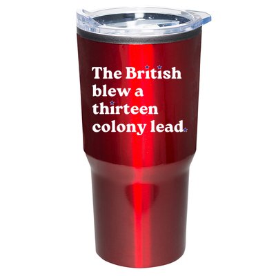 The British Blew A Thirteen Colony Lead Tumbler