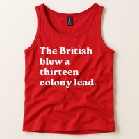 The British Blew A Thirteen Colony Lead Tank Top