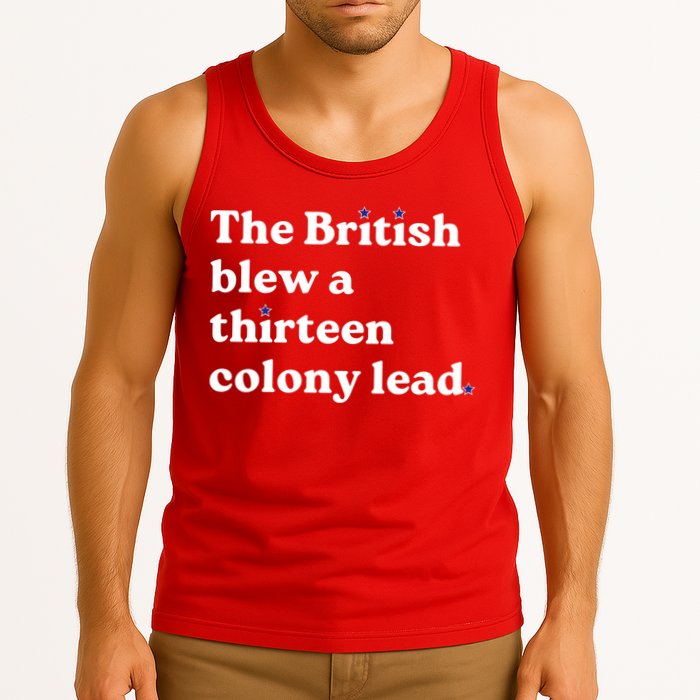 The British Blew A Thirteen Colony Lead Tank Top