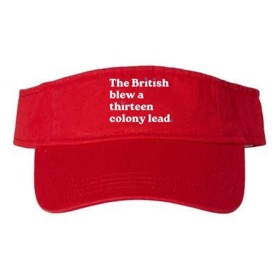 The British Blew A Thirteen Colony Lead Visor