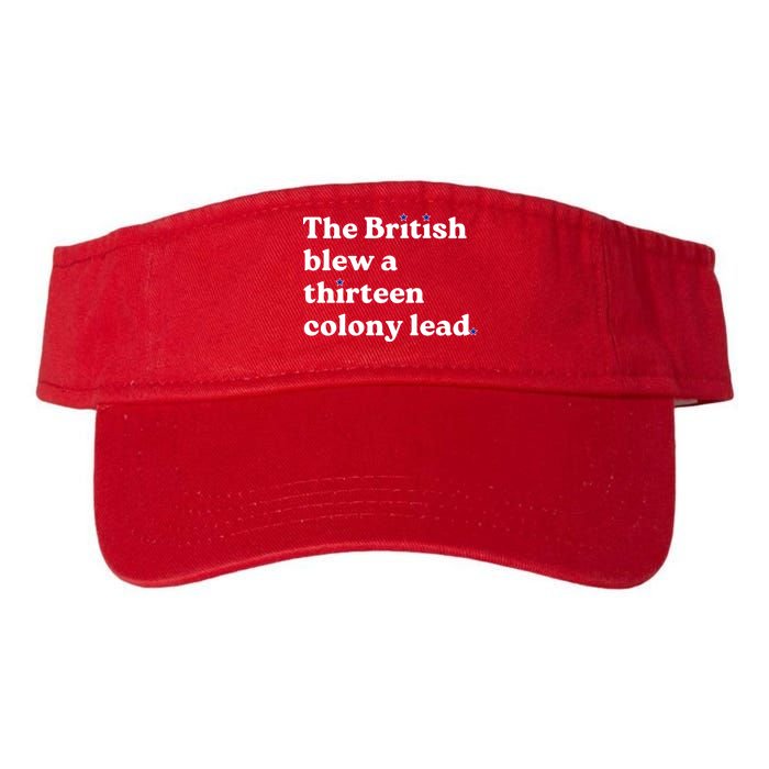 The British Blew A Thirteen Colony Lead Visor