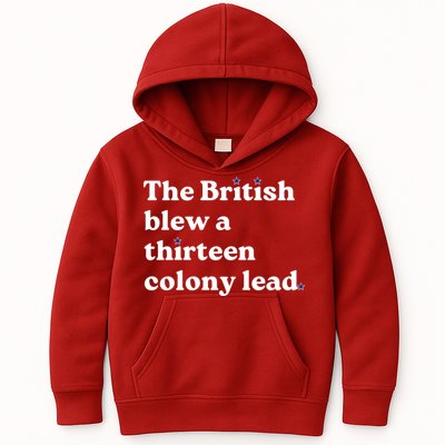 The British Blew A Thirteen Colony Lead Kids Hoodie