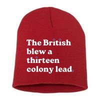 The British Blew A Thirteen Colony Lead Short Acrylic Beanie