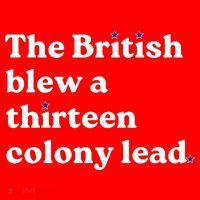 The British Blew A Thirteen Colony Lead Zip Tote Bag