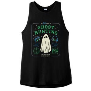 The Big Book Of Ghost Hunting Funny Halloween Ladies PosiCharge Tri-Blend Wicking Tank