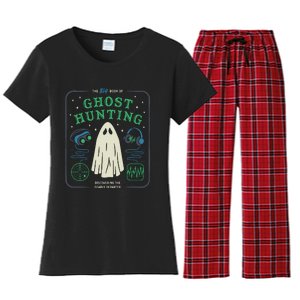 The Big Book Of Ghost Hunting Funny Halloween Women's Flannel Pajama Set