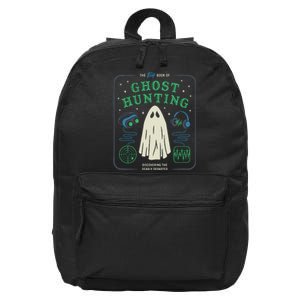 The Big Book Of Ghost Hunting Funny Halloween 16 in Basic Backpack