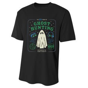 The Big Book Of Ghost Hunting Funny Halloween Performance Sprint T-Shirt