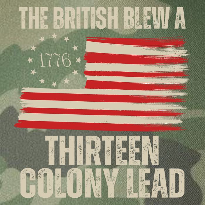 The British Blew A 13 Colony Lead Funny 4th Of July Legacy Tie Dye Trucker Hat