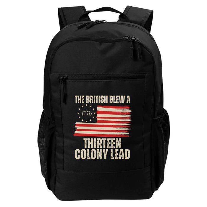 The British Blew A 13 Colony Lead Funny 4th Of July Backpack