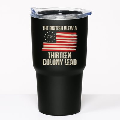 The British Blew A 13 Colony Lead Funny 4th Of July Tumbler