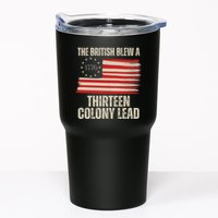 The British Blew A 13 Colony Lead Funny 4th Of July Tumbler
