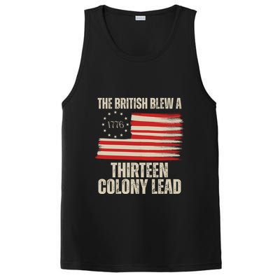 The British Blew A 13 Colony Lead Funny 4th Of July PosiCharge Competitor Tank