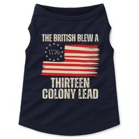 The British Blew A 13 Colony Lead Funny 4th Of July Doggie Tank