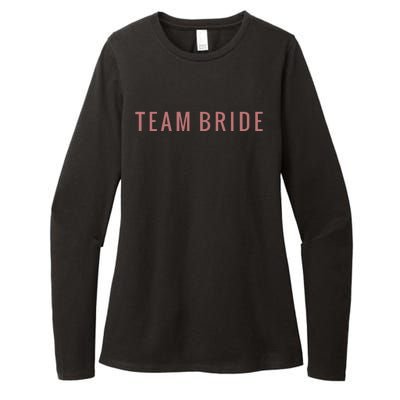 Team Bride Bachelorette Party Womens CVC Long Sleeve Shirt