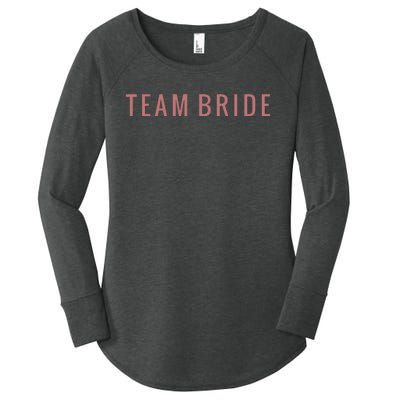 Team Bride Bachelorette Party Women's Perfect Tri Tunic Long Sleeve Shirt