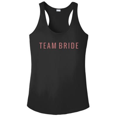 Team Bride Bachelorette Party Ladies PosiCharge Competitor Racerback Tank