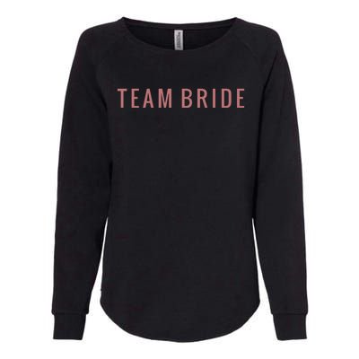 Team Bride Bachelorette Party Womens California Wash Sweatshirt