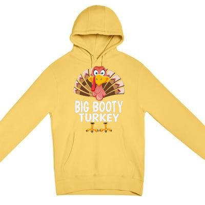 Thanksgiving Big Booty Turkey Matching Pajama Premium Pullover Hoodie