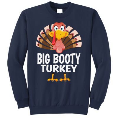 Thanksgiving Big Booty Turkey Matching Pajama Sweatshirt