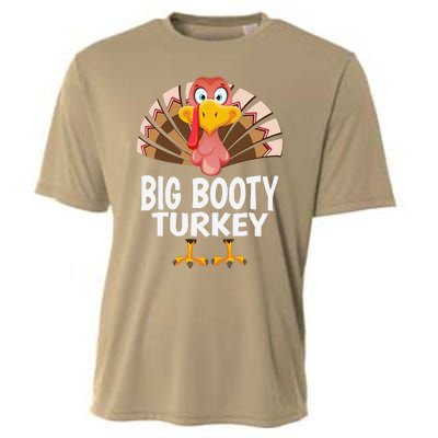 Thanksgiving Big Booty Turkey Matching Pajama Cooling Performance Crew T-Shirt