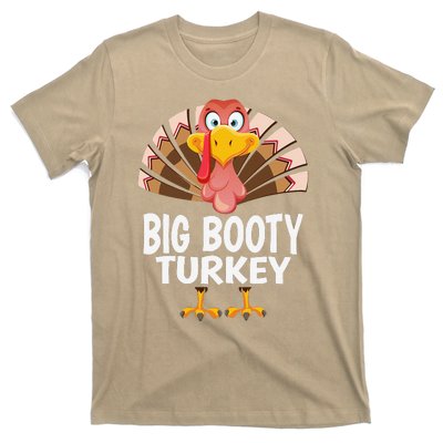 Thanksgiving Big Booty Turkey Matching Pajama T-Shirt