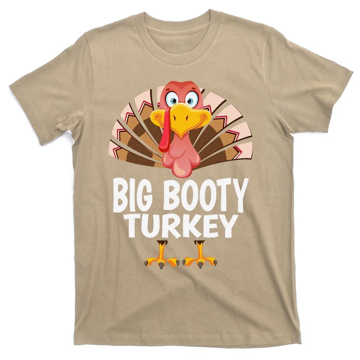 Thanksgiving Big Booty Turkey Matching Pajama T-Shirt