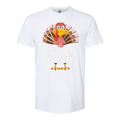 Thanksgiving Big Booty Turkey Matching Pajama Softstyle CVC T-Shirt