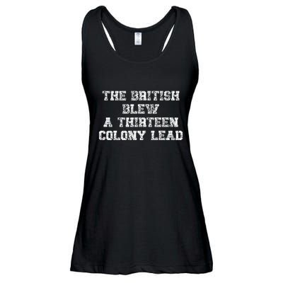 The British Blew A Thirn Colony Lead Funny Us History Ladies Essential Flowy Tank