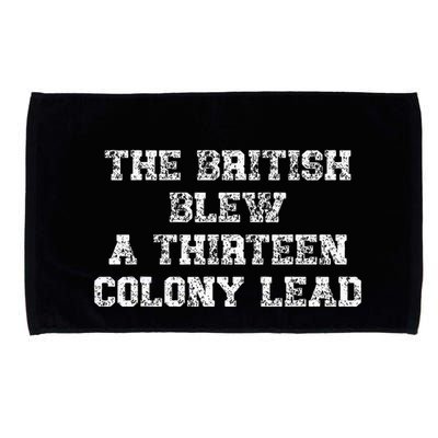 The British Blew A Thirn Colony Lead Funny Us History Microfiber Hand Towel
