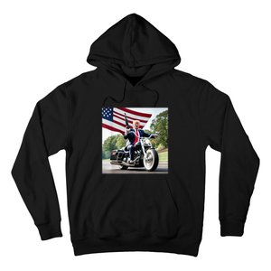 Trump Biker Badass Hoodie