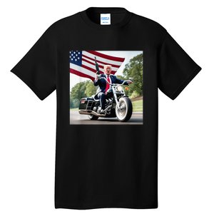 Trump Biker Badass Tall T-Shirt