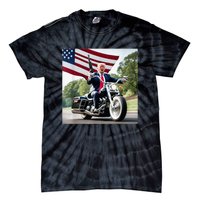 Trump Biker Badass Tie-Dye T-Shirt