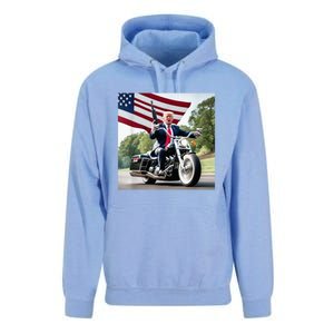 Trump Biker Badass Unisex Surf Hoodie