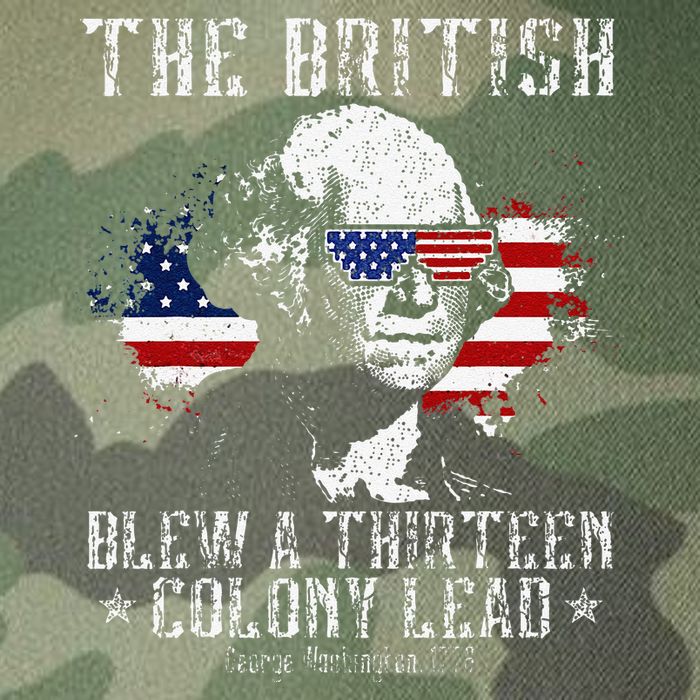 The British Blew A Thirteen Colony Lead 13 1776 4th Of July Legacy Tie Dye Trucker Hat
