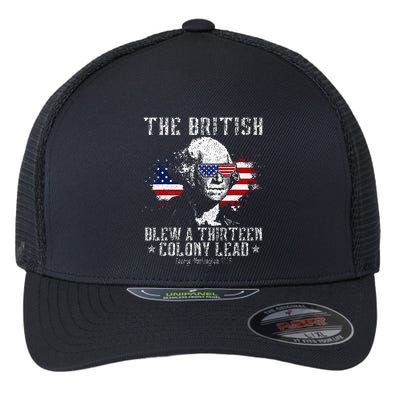 The British Blew A Thirteen Colony Lead 13 1776 4th Of July Flexfit Unipanel Trucker Cap