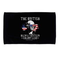 The British Blew A Thirteen Colony Lead 13 1776 4th Of July Microfiber Hand Towel