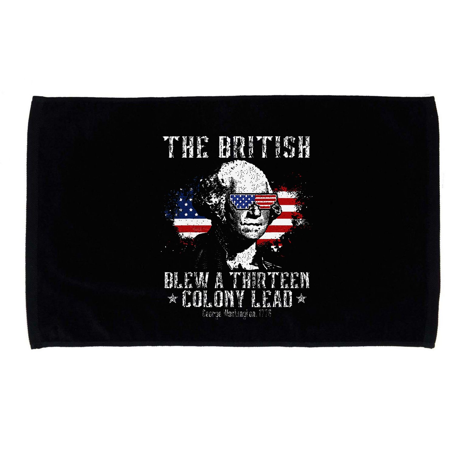 The British Blew A Thirteen Colony Lead 13 1776 4th Of July Microfiber Hand Towel