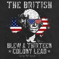 The British Blew A Thirteen Colony Lead 13 1776 4th Of July Microfiber Hand Towel