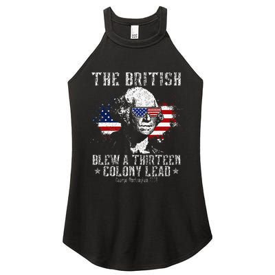 The British Blew A Thirteen Colony Lead 13 1776 4th Of July Women's Perfect Tri Rocker Tank