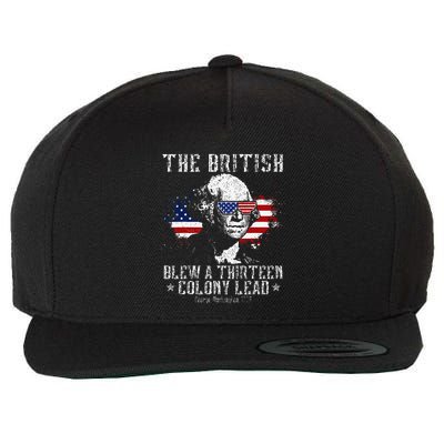 The British Blew A Thirteen Colony Lead 13 1776 4th Of July Wool Snapback Cap